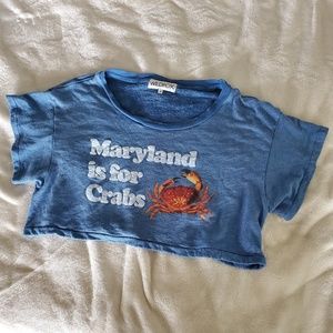 Wildfox Maryland is for Crabs top